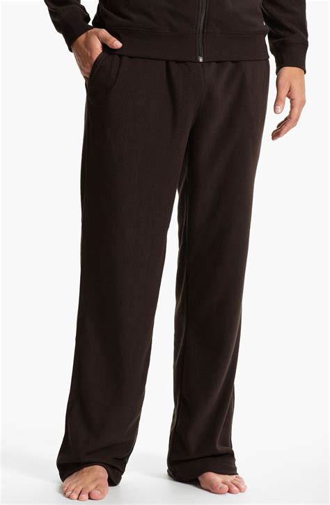 Daniel Buchler Fleece Lounge Pants in Brown for Men (chocolate) | Lyst