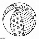 Free Printable Beach Ball Coloring Page sketch template