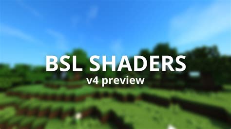 BSL Shader v4 Preview by CT - YouTube