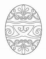 Free Printable Easter Egg Coloring Pages For Kids sketch template