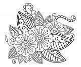 Coloring Malvorlagen Mehndi Erwachsene Herz Ausmalbild Zentangle Drus  sketch template