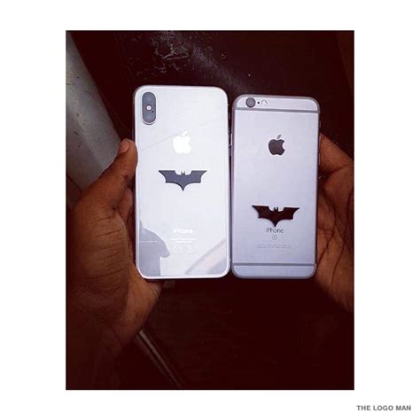 Batman 3D Mobile Phone Sticker Logo – The Logo Man