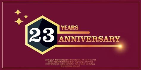 23rd Anniversary Vector Art, Icons, and Graphics for Free Download