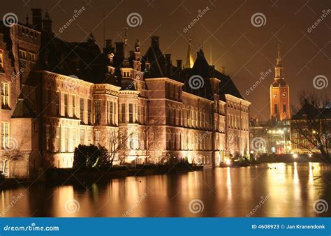 The Hague at Night stock image. Image of hague, grote - 4608923