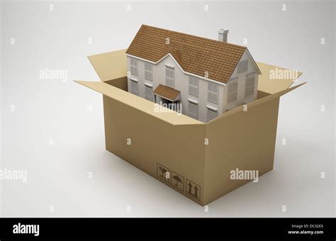 a house in a box Stock Photo - Alamy