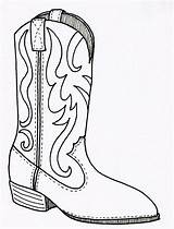 Boot Coloring Page  Home sketch template
