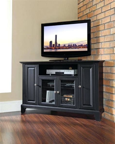 2024 Best of Black Wood Corner Tv Stands