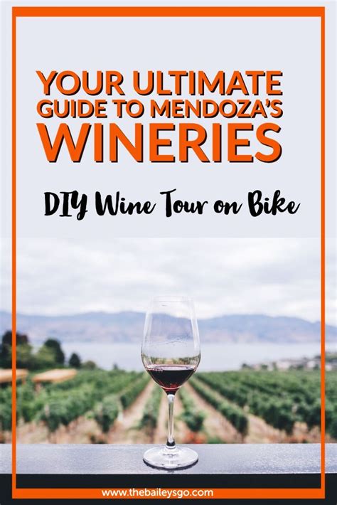 Self Guided Wine Tour in Mendoza Argentina | Wine tour, Mendoza ...