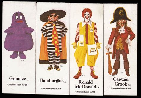 McDonaldland Character Magnets - 1978 | Here's four differen… | Flickr