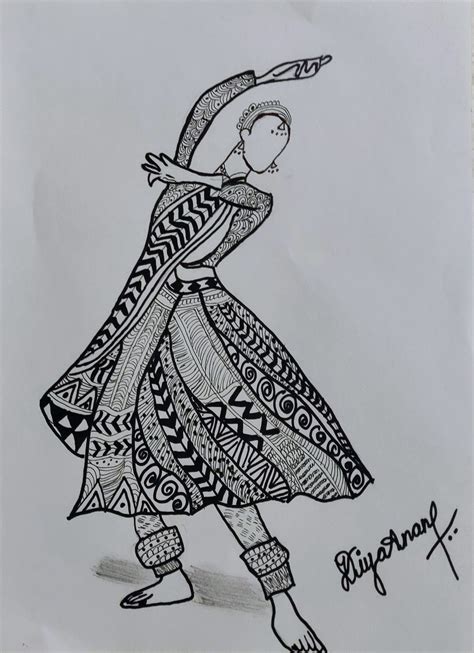 Kathak Dance Drawing