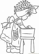 Coloring Pages Of Hollyhobbie sketch template