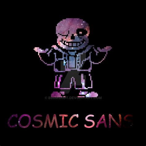 Cosmic Sans by B00MSHOT on DeviantArt