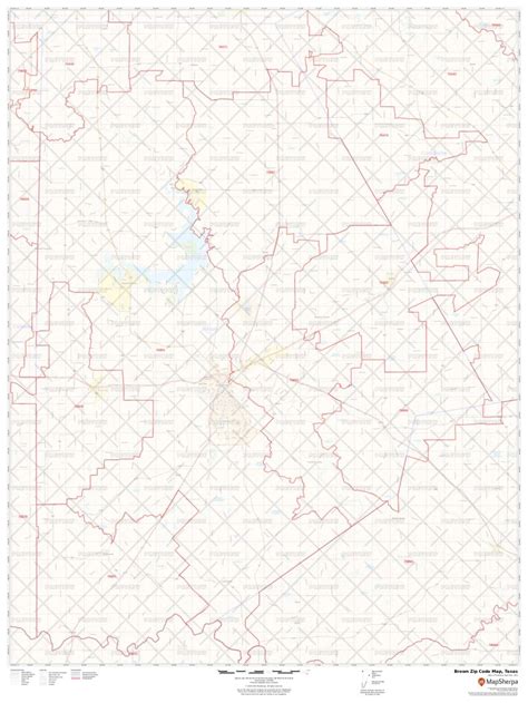 Brown Zip Code Map, Texas | Brown County Zip Codes