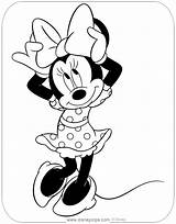 Minnie Mouse Coloring Pages  sketch template