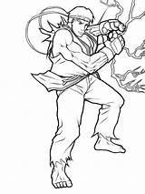 Street Fighter coloring Pages sketch template