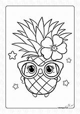 Be A Pineapple Coloring Page sketch template