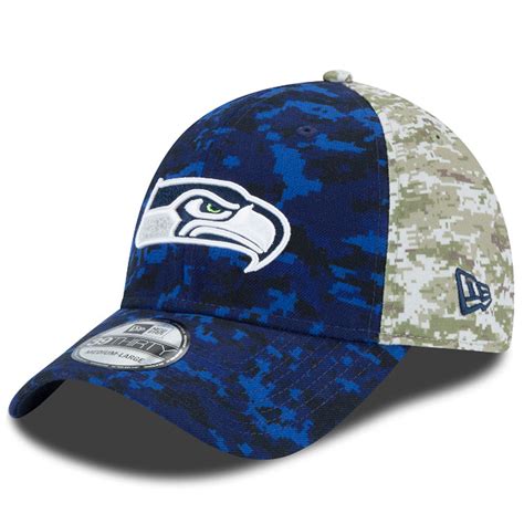 Men's New Era Navy Seattle Seahawks 2015 Salute to Service On-Field ...