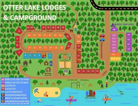 Otter Lake Campground Map - Map Of Montana