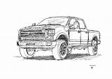 Ford F250 Coloring Pages sketch template