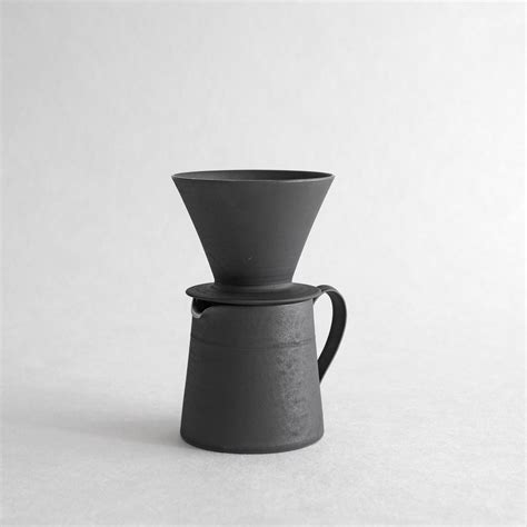 Tatsuya Hattori | Kuro Ginsai Coffee Dripper - Analogue Life | Coffee dripper, Coffee, V60 coffee
