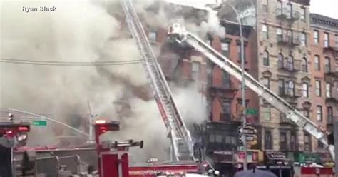 Dozens hurt in NYC building collapse - CBS News