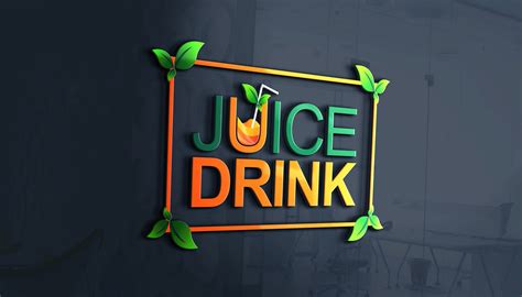 Natural Juice Company Logo Design – GraphicsFamily
