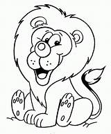 Cute Lion Coloring Page  Home sketch template