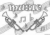 Trombone Coloring Pages  Coloring Nation sketch template