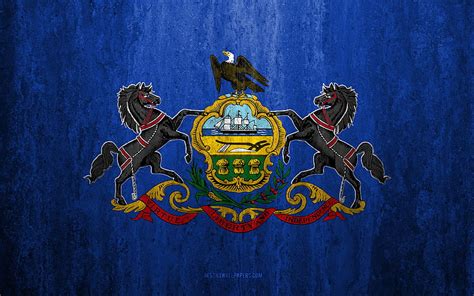 Flag of Pittsburgh, Pennsylvania stone background, American city, grunge flag, HD wallpaper | Peakpx