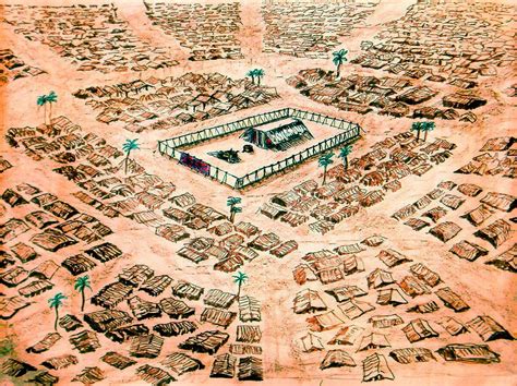 Israelite Camp | Bible history, Bible lessons, Bible