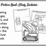 Mike Mulligan And His Steam Shovel  Picture Book Study Companion Etsy sketch template