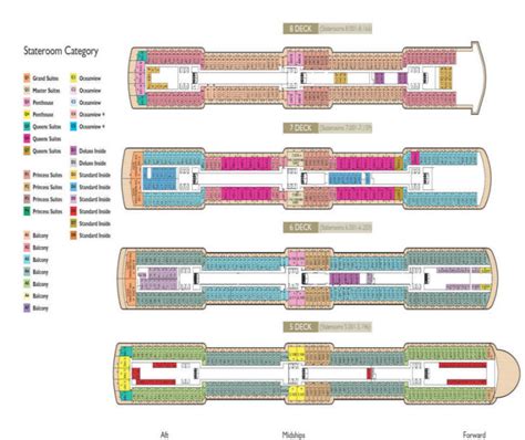 Cunard Cruises Queen Victoria World Cruise Queen Victoria Deck Plan