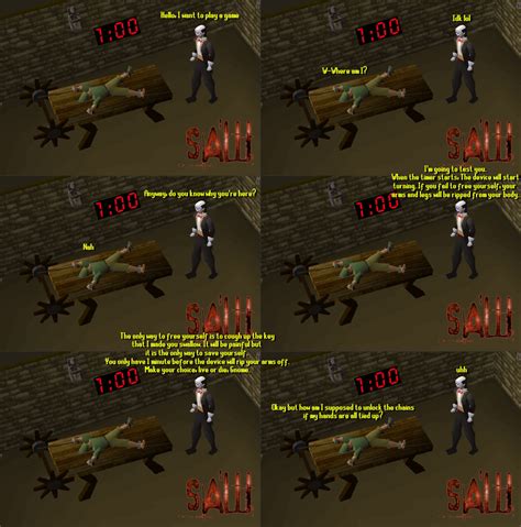 A deleted scene from the first Saw film : r/2007scape