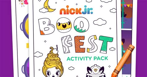 Nick Jr. Boo Fest Activity Pack | Nickelodeon Parents