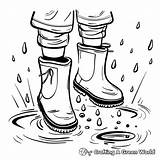 Rain Boots Coloring Pages  Free & Printable sketch template