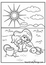 Summer Season Coloring Pages  Home sketch template