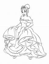 Free Printable Princess Tiana Coloring Pages For Kids sketch template