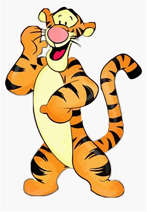 Cartoon Winnie The Pooh Tigger, HD Png Download | Disney character ...