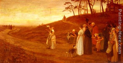 Frederick Morgan The Emigrants' Departure painting anysize 50% off - The Emigrants' Departure ...