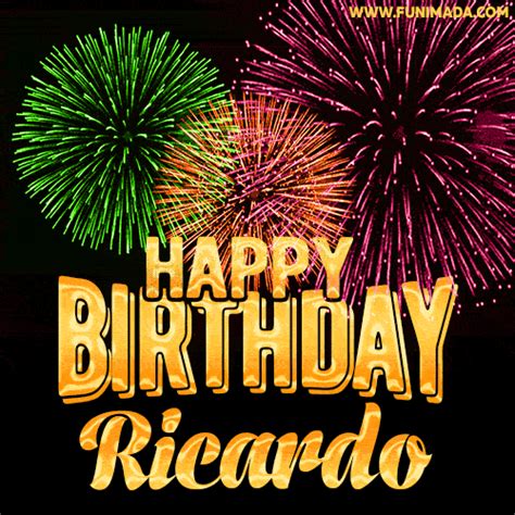 Wishing You A Happy Birthday, Ricardo! Best fireworks GIF animated ...