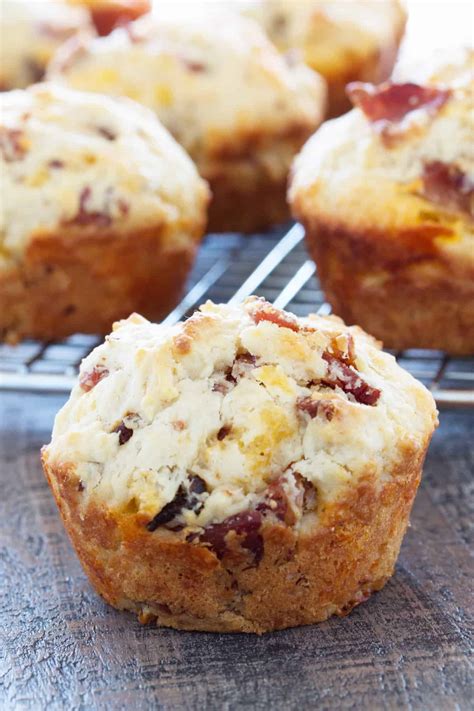 Savory Bacon Cheddar Muffins