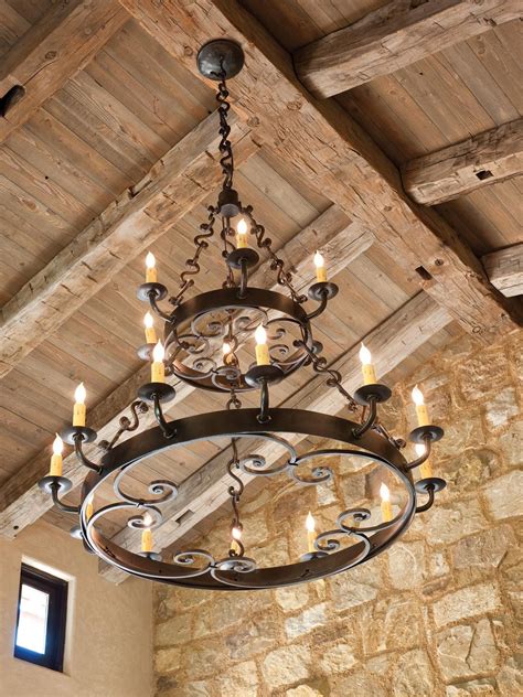 chandelier 24" x 40" - Google Search | Large rustic chandeliers, Iron chandeliers, Rustic chandelier