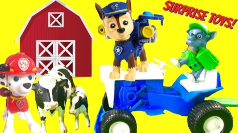 Paw Patrol Goes to the Farm and Save Animals - YouTube