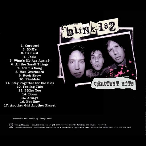 blink-182 - Greatest Hits | TheAudioDB.com