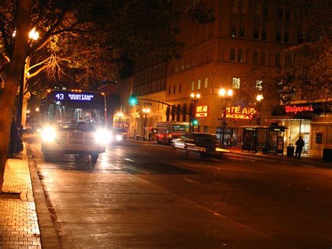 Downtown Oakland | Broadway at 14th St. in Oakland at night.… | Russell ...