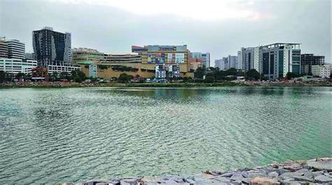 Durgam Cheruvu now a delight for walkers while Lakefront view awaits to ...