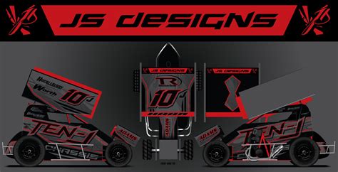 Blake Hahn Ten-J Chassis Sprint Car by Cameron M H. - Trading Paints
