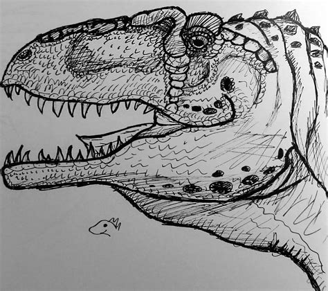 Giganotosaurus Sketch Request by MortalKAkatsuki96 on DeviantArt