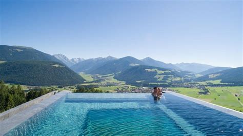 Amazing Sky-high Pool in Dolomites, Italy