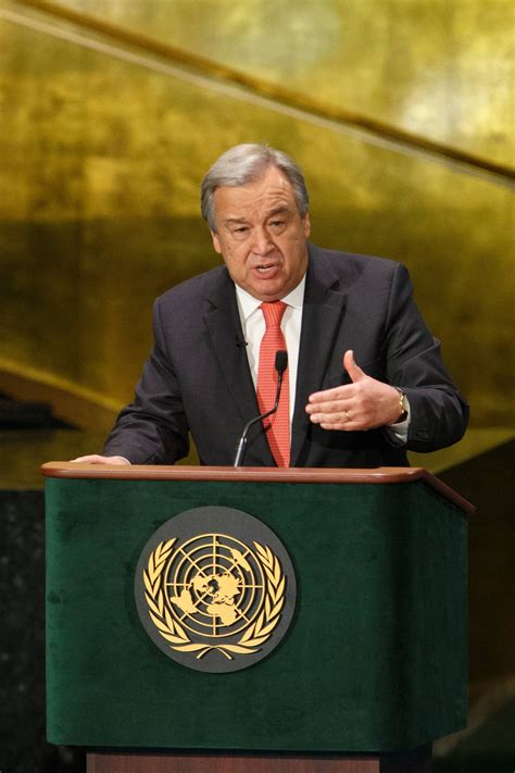 UNITED NATIONS July 12 2016 UN secretary general candidate Antonio ...